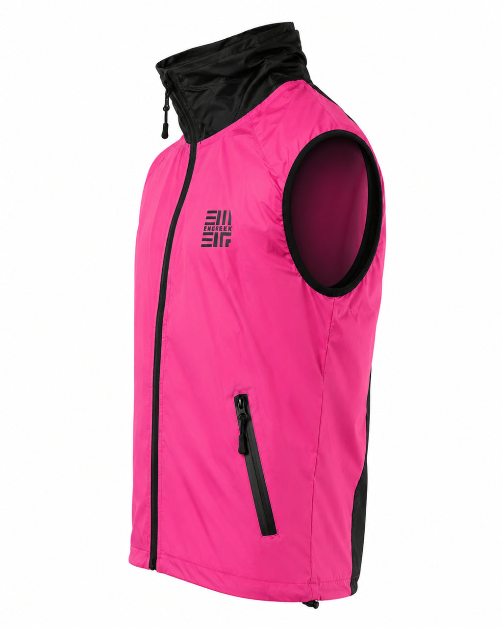 EN-1004-Side view Zip Pocket and waist Drawstring